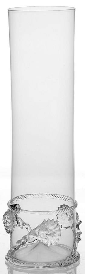 Isabella Clear 9" Flower Vase by Juliska Glassware-1