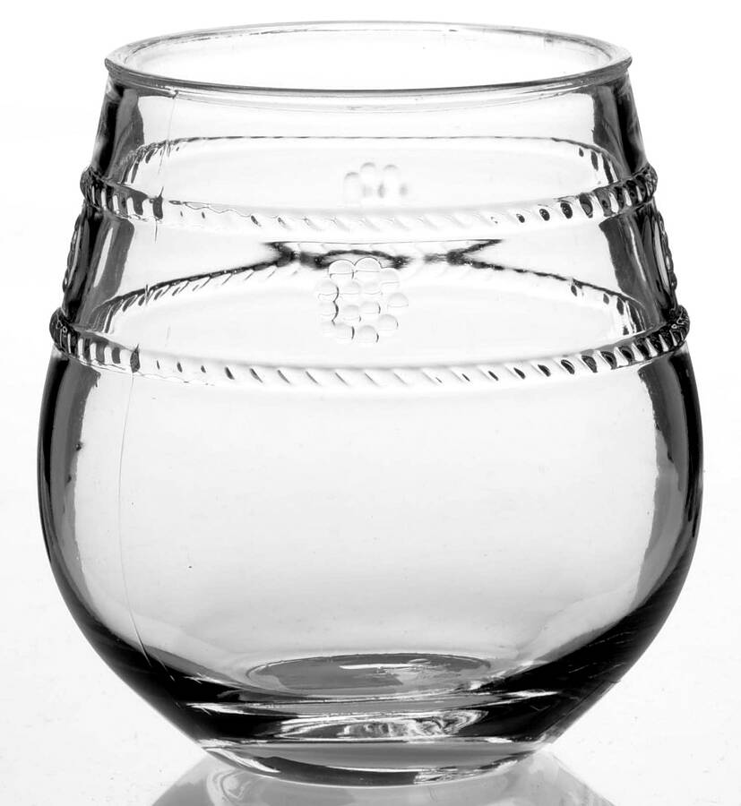 Isabella Clear Acrylic Stemless Wine by Juliska Glassware-1