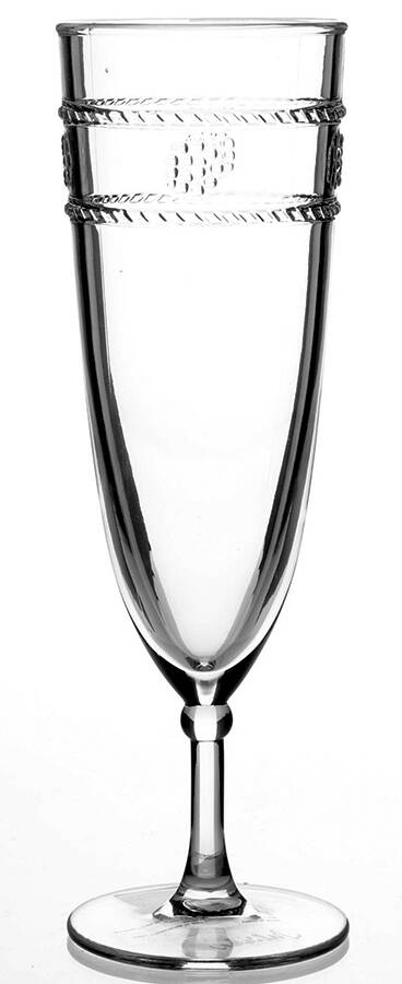 Isabella Clear Acrylic Fluted Champagne by Juliska Glassware-1
