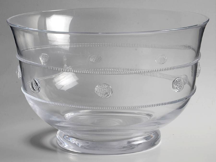 Isabella Clear 11" Round Bowl by Juliska Glassware-1