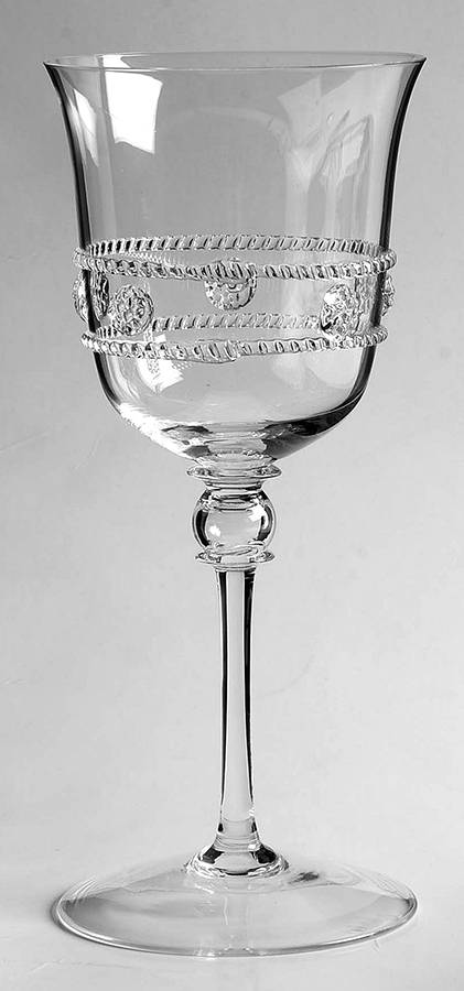 Isabella Clear Tall Water Goblet by Juliska Glassware-1