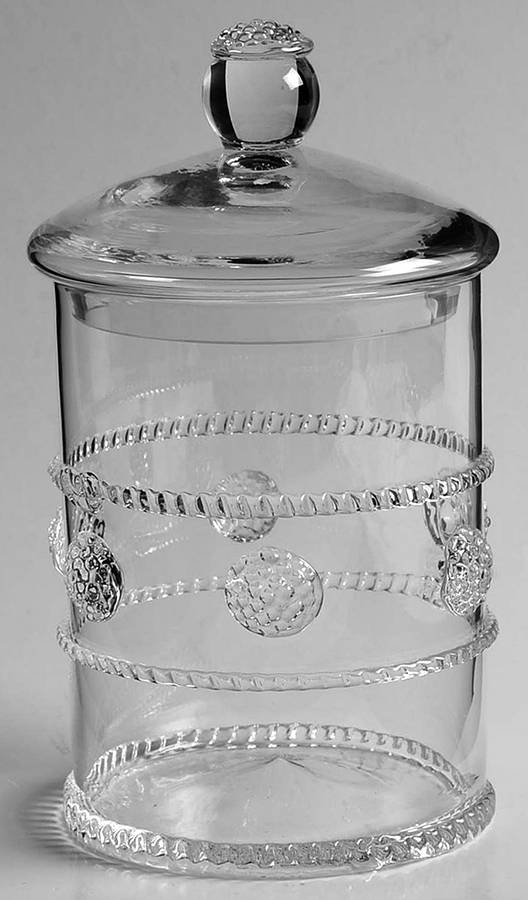 Isabella Clear Mini Canister & Lid by Juliska Glassware-1