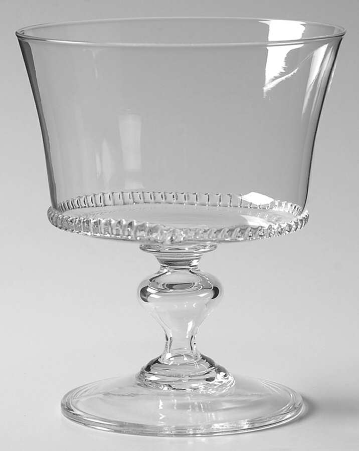 Fiorella Clear Individual Compote/Footed Dessert by Juliska Glassware-1