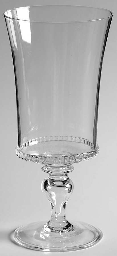 Fiorella Clear Tall Water Goblet by Juliska Glassware-1