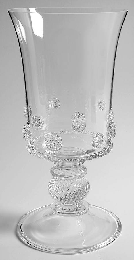 Fiorella Clear 11" Footed Vase by Juliska Glassware-1