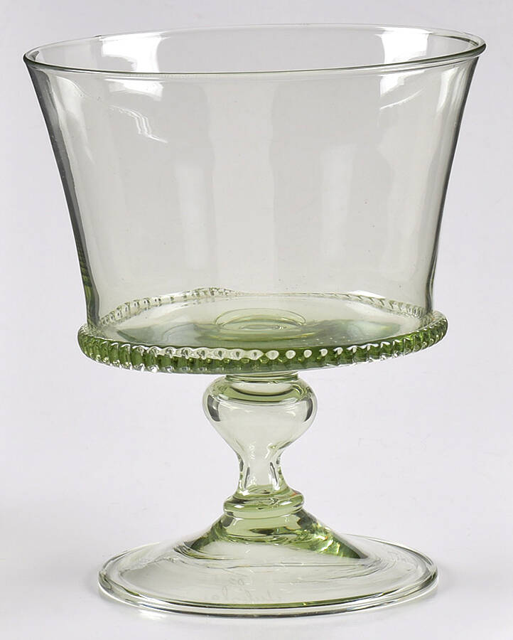 Fiorella Green 5" Low Open Compote by Juliska Glassware-1