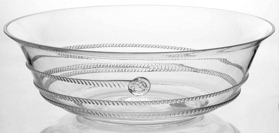Amalia Clear 10" Round Bowl by Juliska Glassware-1