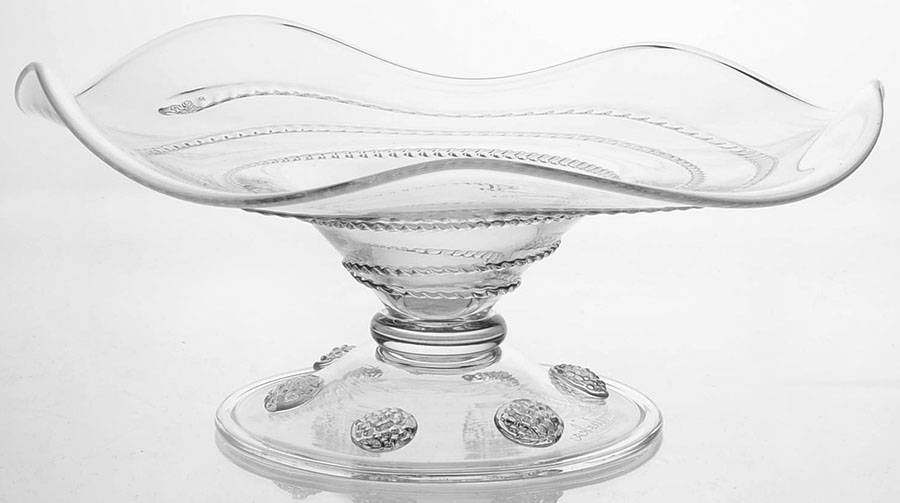 Amalia Clear Footed Open Candy Dish by Juliska Glassware-1
