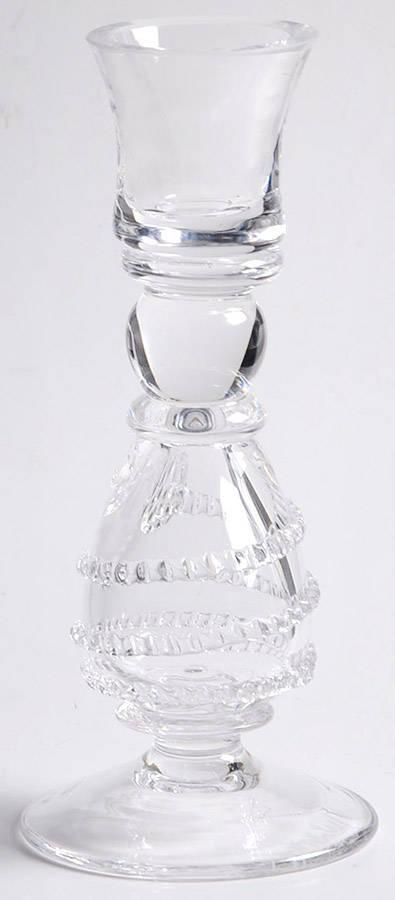 Amalia Clear 5" Single Light Candlestick by Juliska Glassware-1