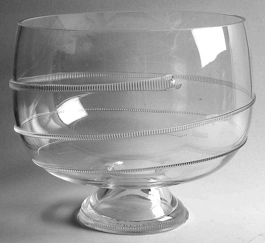 Amalia Clear 11" Footed Bowl by Juliska Glassware-1