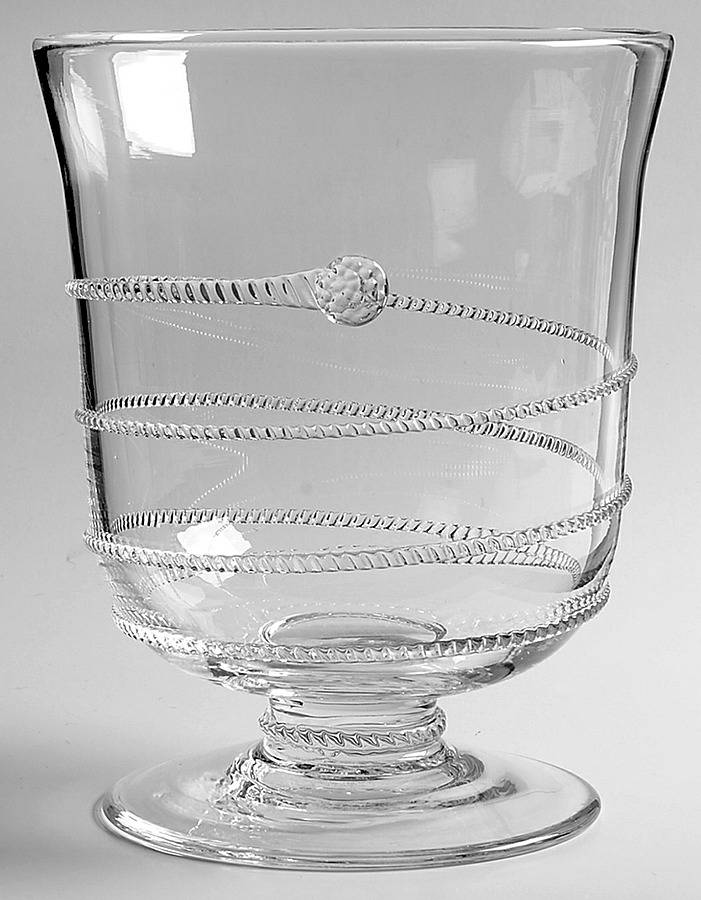 Amalia Clear 1 Piece Footed Hurricane/Candleholder by Juliska Glassware-1