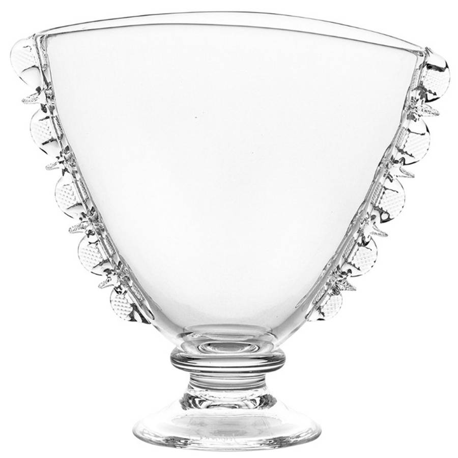 Harriet Clear 9" Fan Vase by Juliska Glassware-1