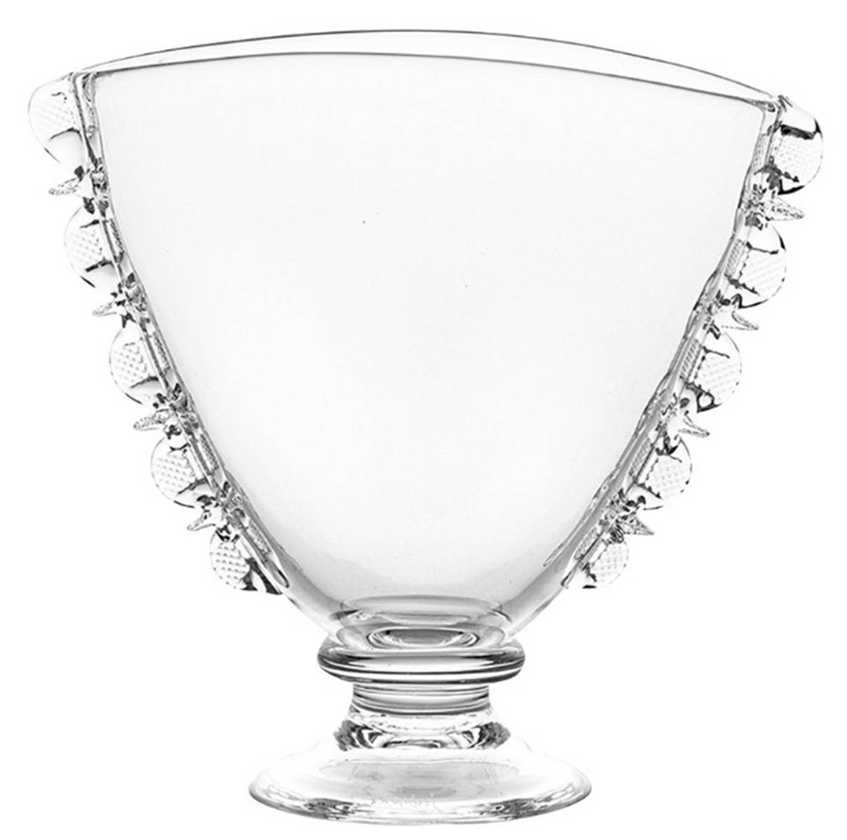 Harriet Clear 6" Fan Vase by Juliska Glassware-1