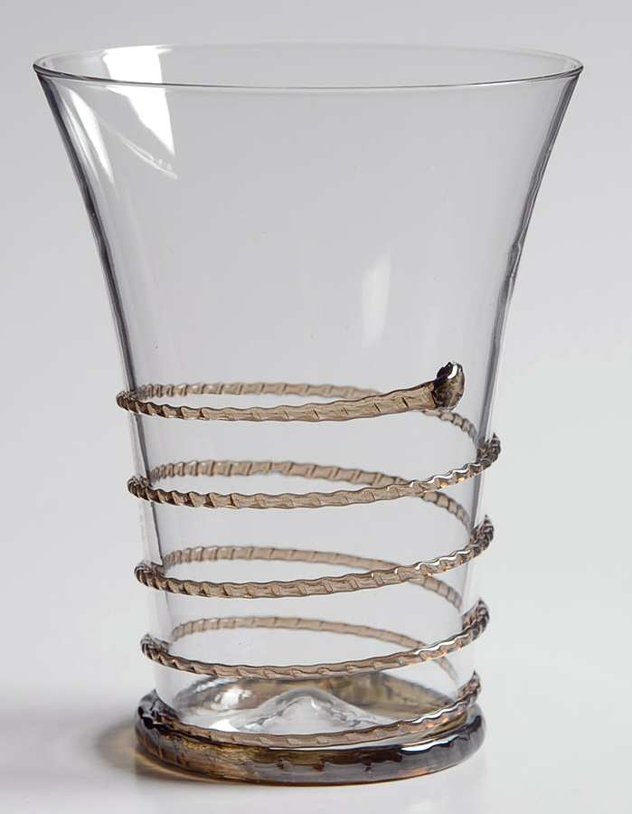 Amalia Charcoal 10 Oz Flat Tumbler by Juliska Glassware-1