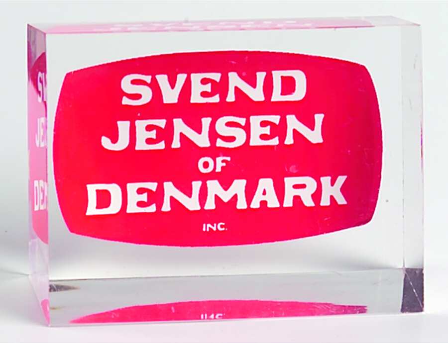 Advertising Signs Lucite Sign 1 by Svend Jensen-1