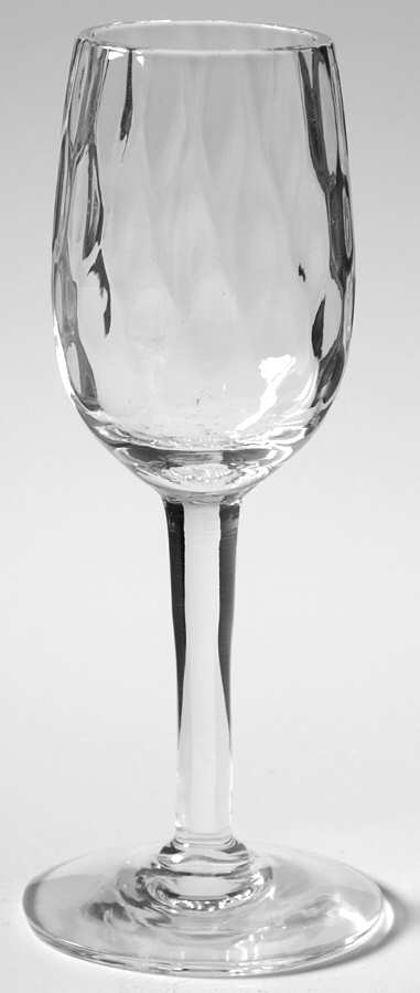 Opticrystal Diamond Optic Cordial Glass by Judel-1