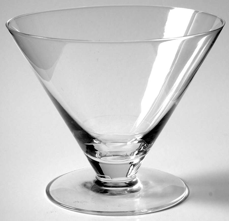 Designer Series Clear Ice Cream Cup-Footed by Judel-1