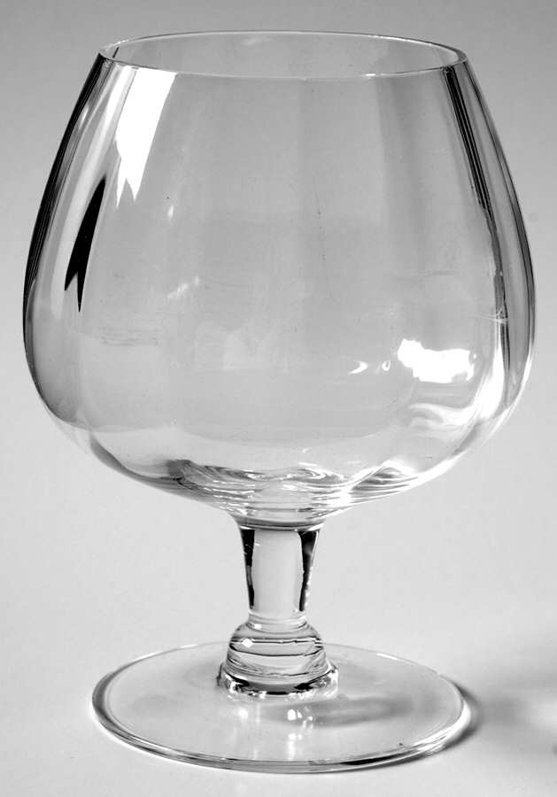 Panel Optic (16 Panel) Small Brandy Glass by Judel-1