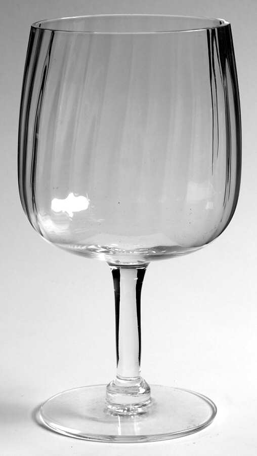 Panel Optic (28 Panel) Water Goblet by Judel-1