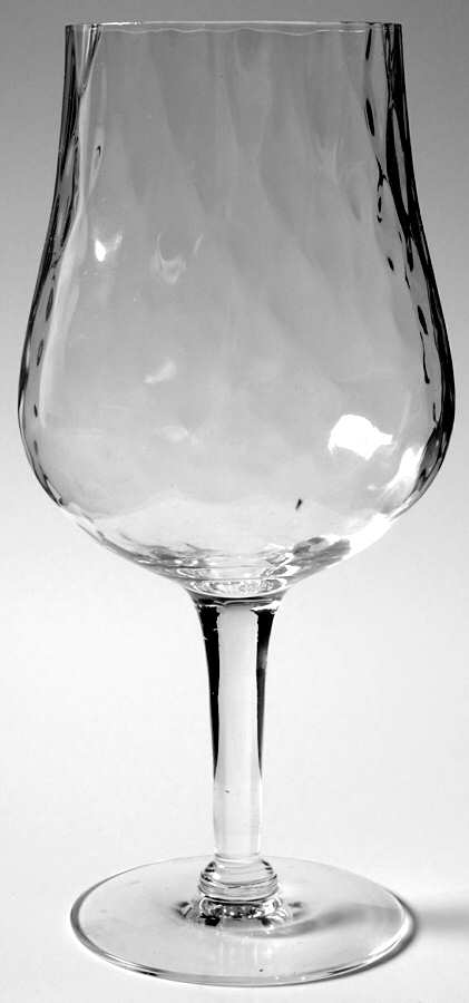 Diamond Optic (Revised) Water/Wine Goblet by Judel-1