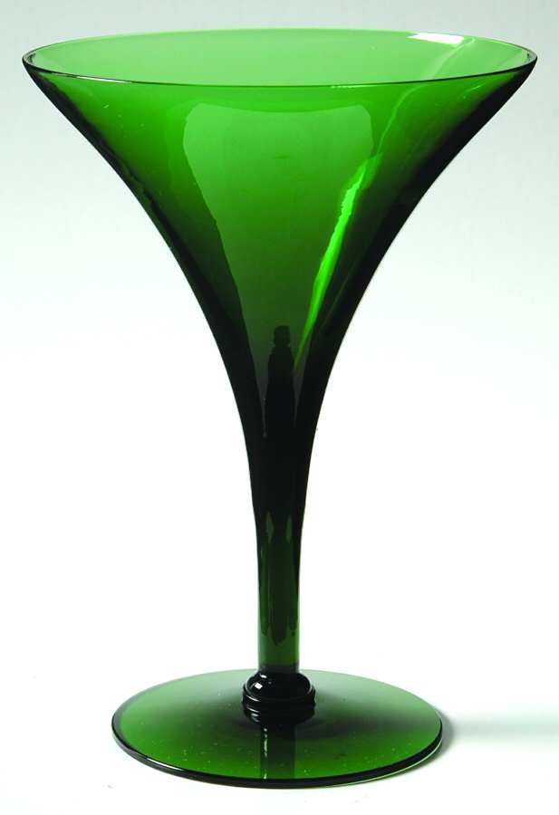 Designer Series Green Martini Glass by Judel-1