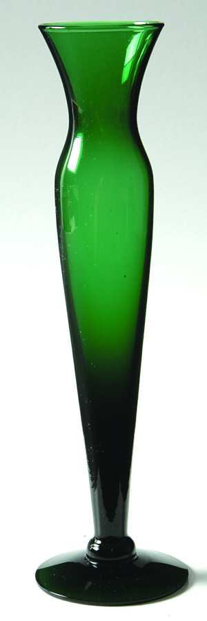 Designer Series Green 8" Bud Vase by Judel-1