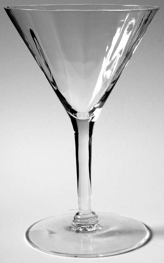 Panel Optic (Curved Panels) Martini Glass by Judel-1