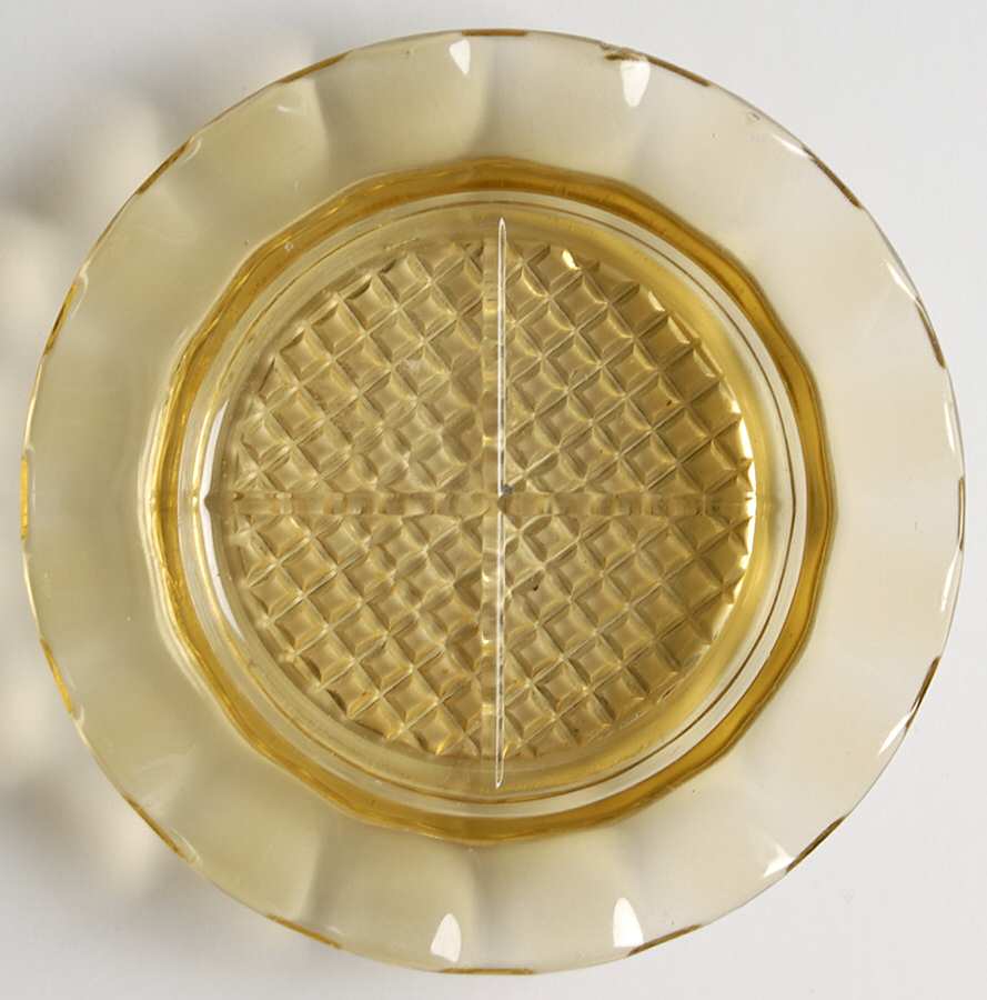 Homespun Yellow Coaster by Jeannette-1