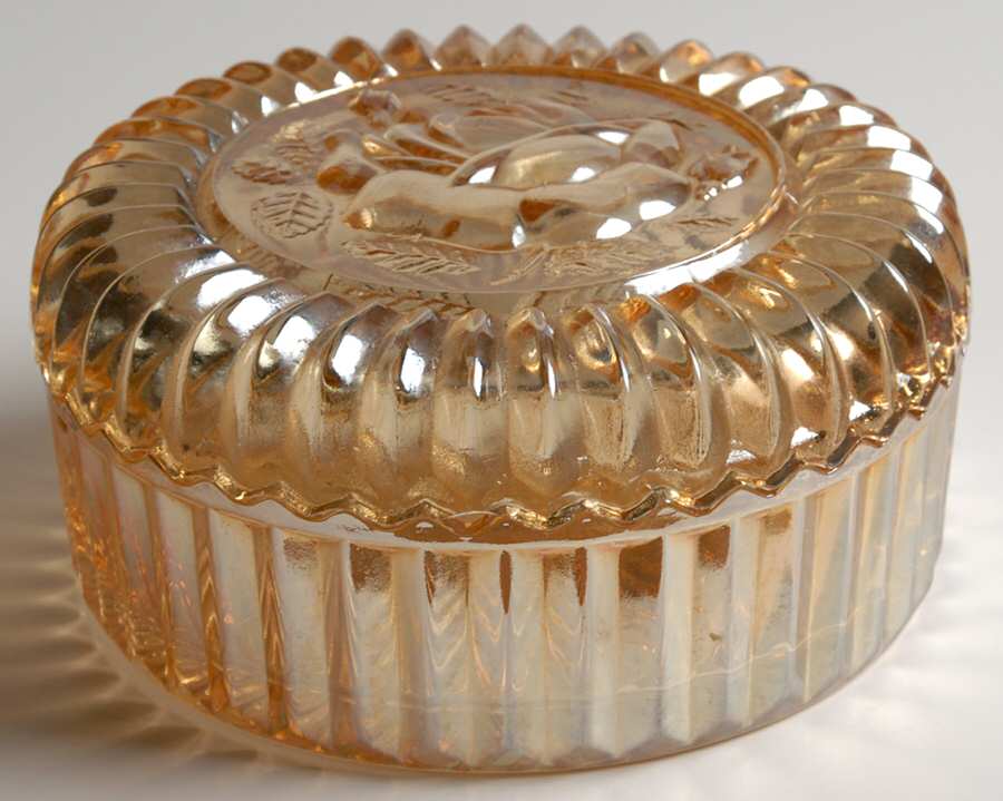 JEG9 Marigold Candy Box & Lid by Jeannette-1
