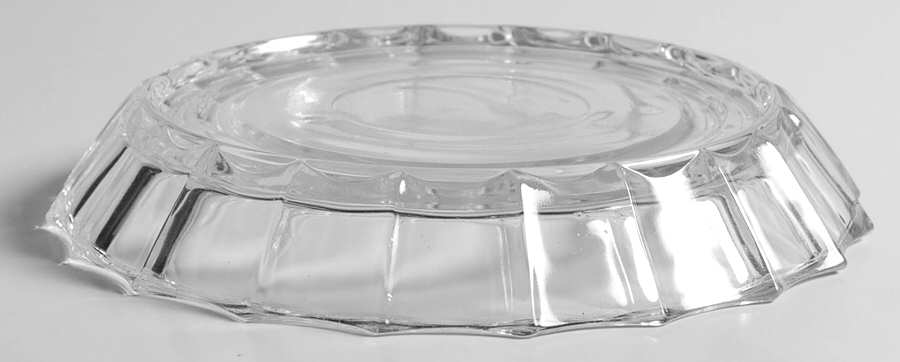 Mayflower clear Punch Bowl Stand by Jeannette-1