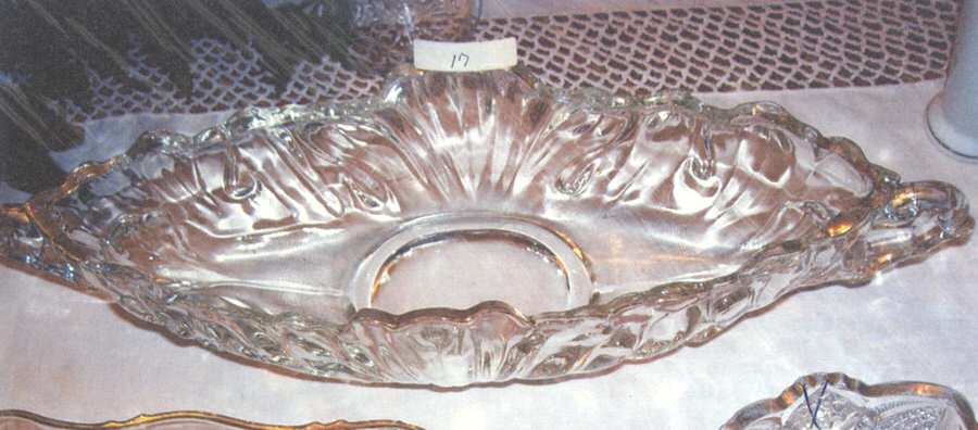 Gondola (Gold Trim) 17" Oval Bowl by Jeannette-1