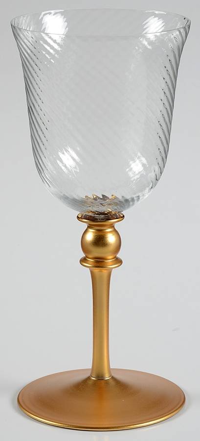 Emerson Gold Small Goblet by Juliska Glassware-1