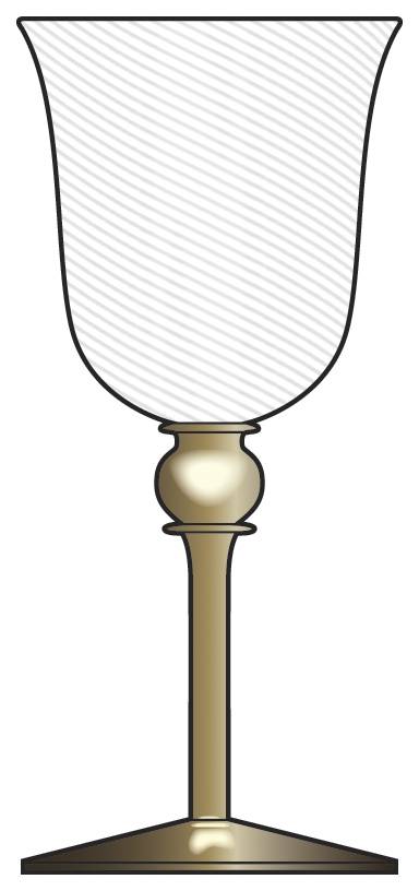 Emerson Gold Tall Water Goblet by Juliska Glassware-1