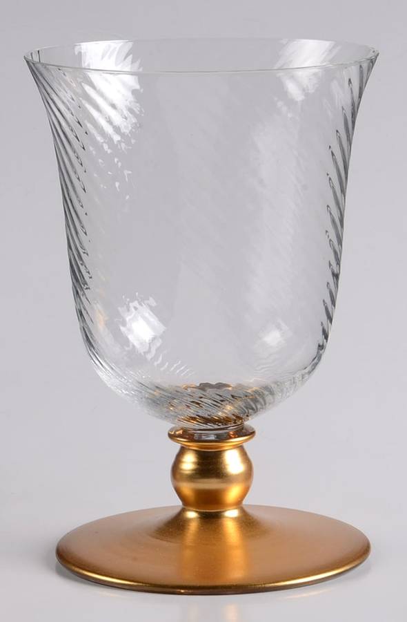 Emerson Gold Low Water Goblet by Juliska Glassware-1