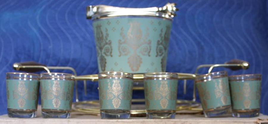 701-25 (15 Pc) Beverage Set (12 DOLD,CIB,IBTONG,&BEV15S) by Jeannette-1