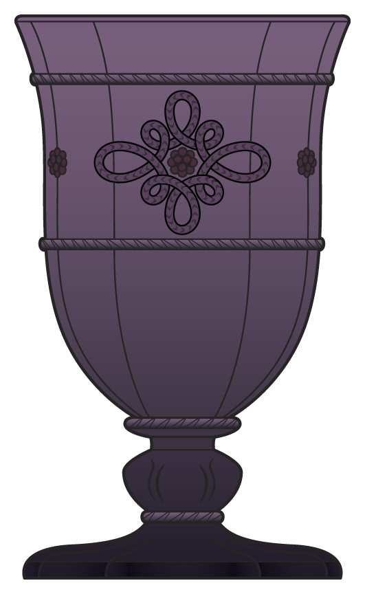 Colette Plum Water Goblet by Juliska Glassware-1