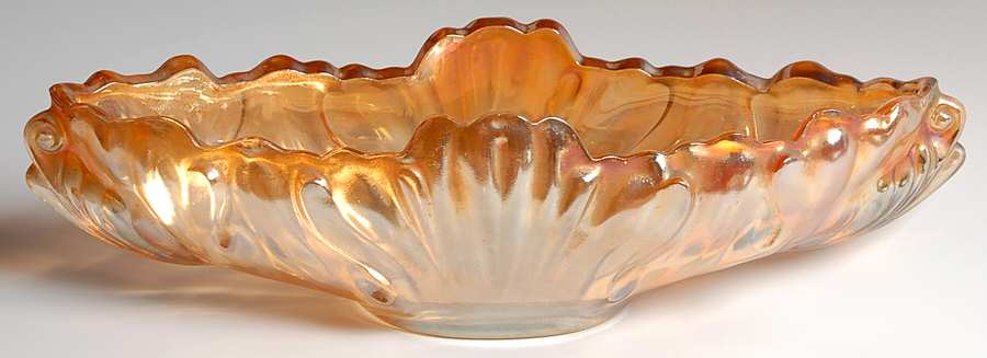 Gondola Marigold (Carnival) 14" Oval Bowl by Jeannette-1