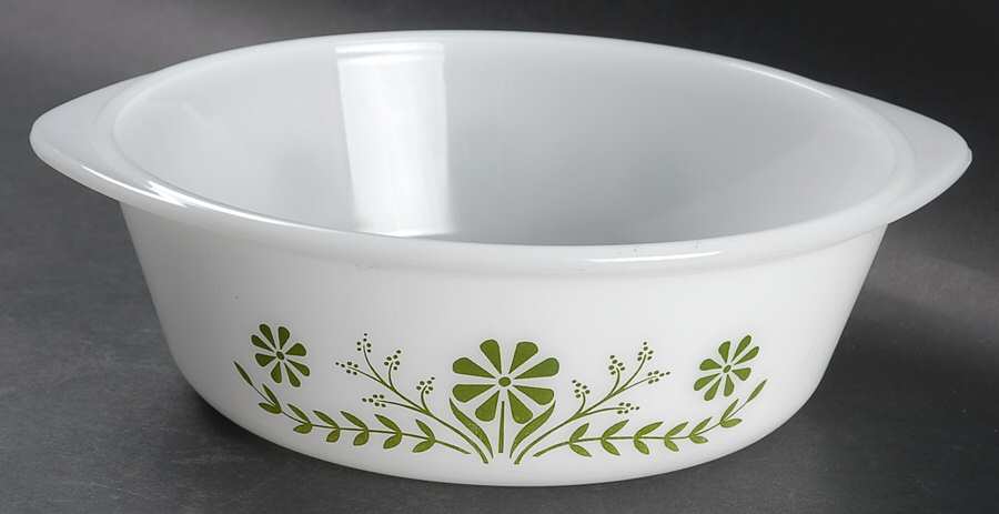 Primrose Dream 2.5 Quart Round Covered Casserole by McKee-1