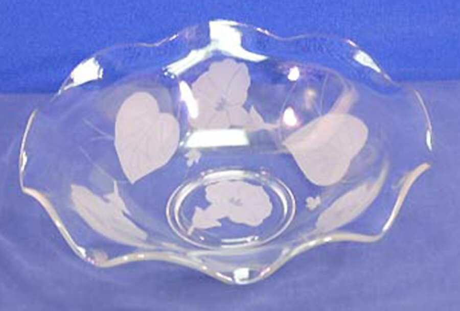 JEG19 11" Round Crimped Bowl by Jeannette-1