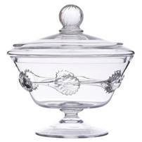 Ines 6" Compote & Lid by Juliska Glassware-1