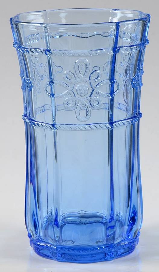 Colette Delft Blue Highball Glass by Juliska Glassware-1
