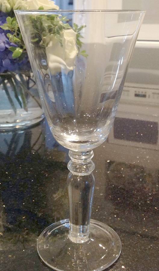 Veneto Clear Water Goblet by JCPenney-1