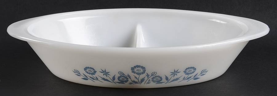 MG10 Divided Oval Vegetable Bowl by McKee-1