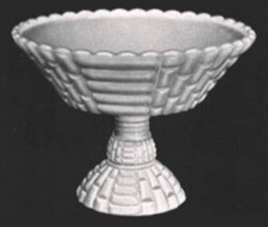 Cameo Milkglass (Giftware) Large Footed Fruit Bowl by Jeannette-1