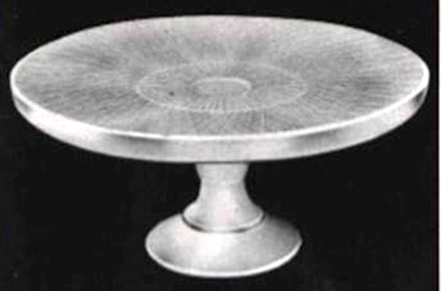 Cameo Milkglass (Giftware) 10" Diameter High Cake Stand by Jeannette-1