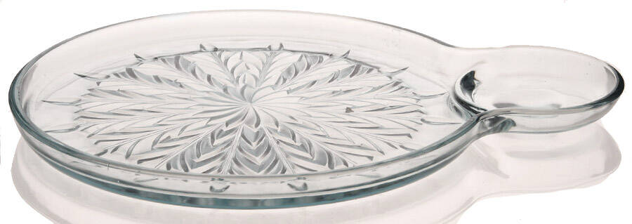 Starlight (Blue) Snack Plate No Cup by Jeannette-1