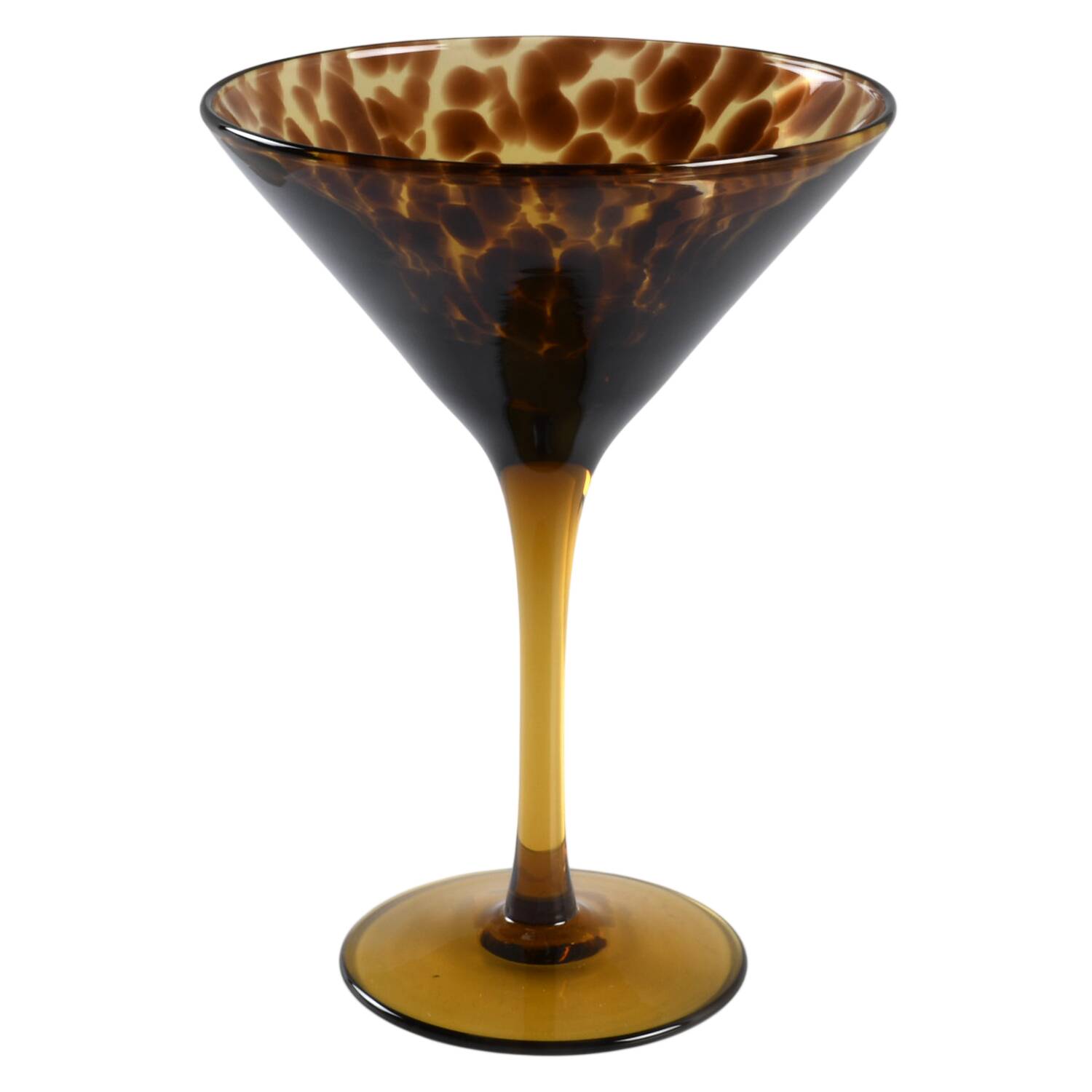 Puro-Tortoiseshell Martini Glass by Juliska Glassware-1