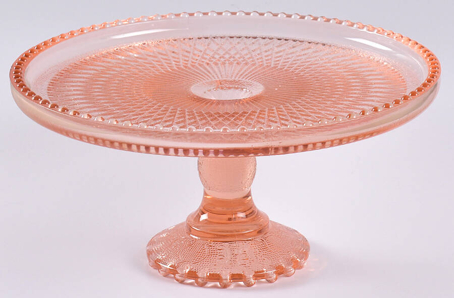 Harp-Pink (Transparent) Cake Stand by Jeannette-1
