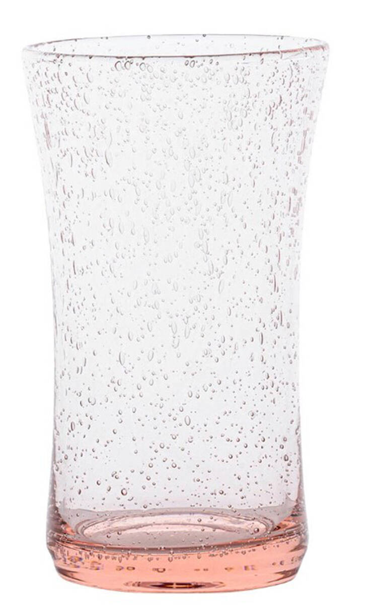 Provence Blush 15 Oz Flat Tumbler by Juliska Glassware-1