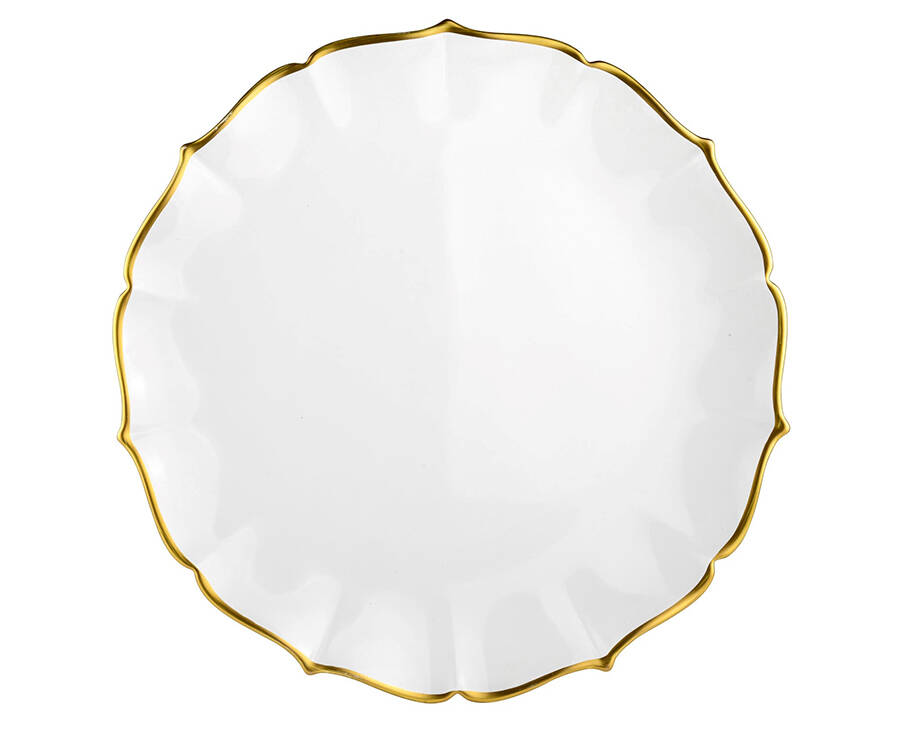 Charlotte Dinner Plate by Joseph Sedgh Crystal-1